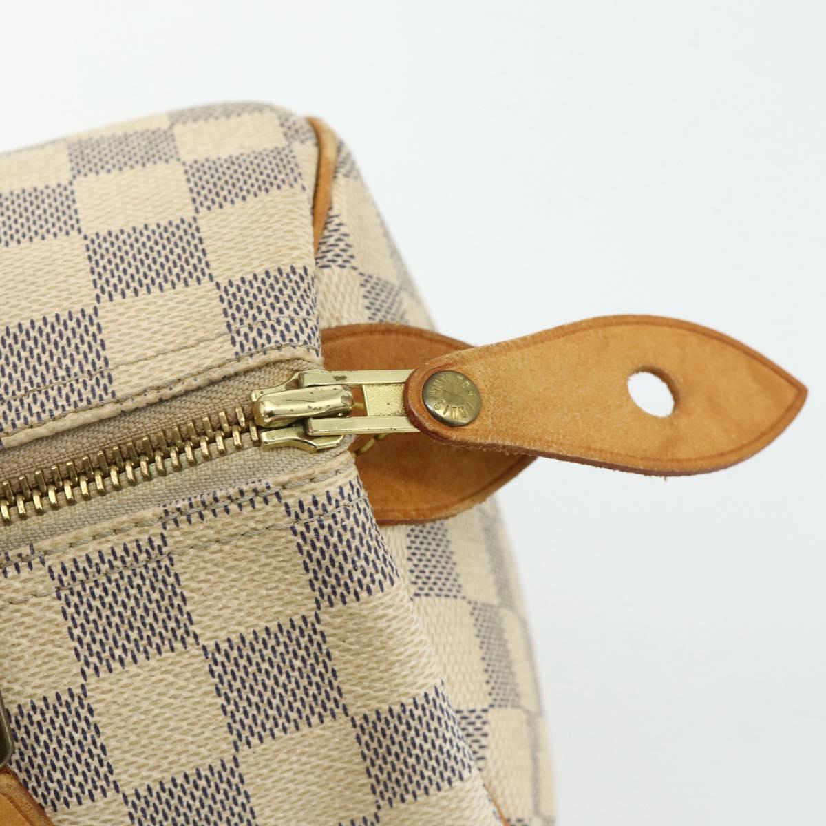 LOUIS VUITTON Damier Azur Speedy 25 Hand Bag N41534 LV Auth 179754A