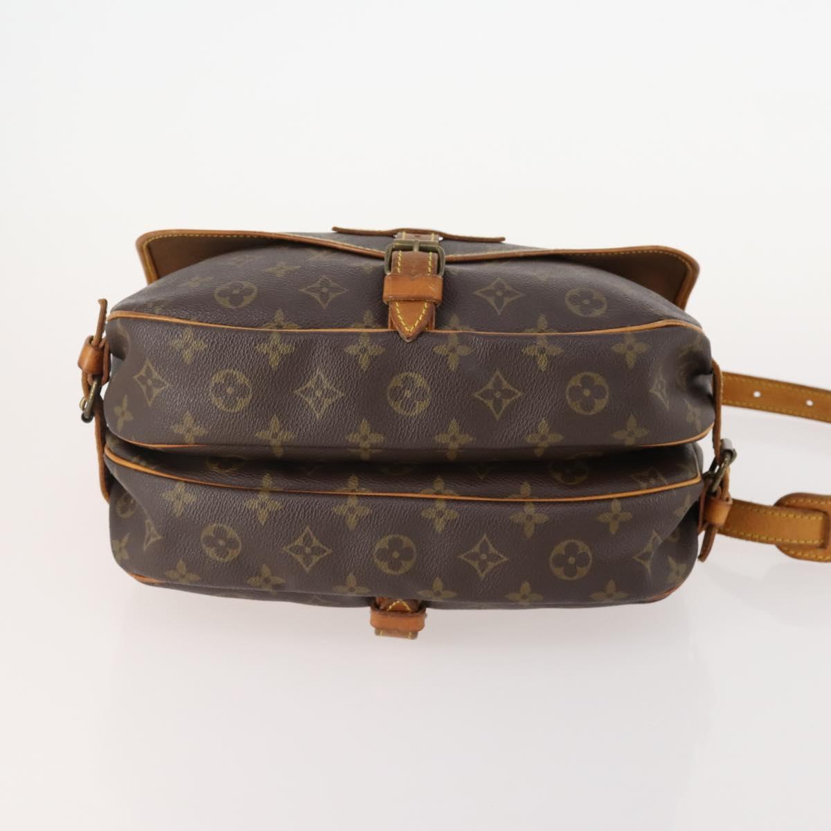 LOUIS VUITTON Monogram Saumur 30 Shoulder Bag M42256 LV Auth 179755