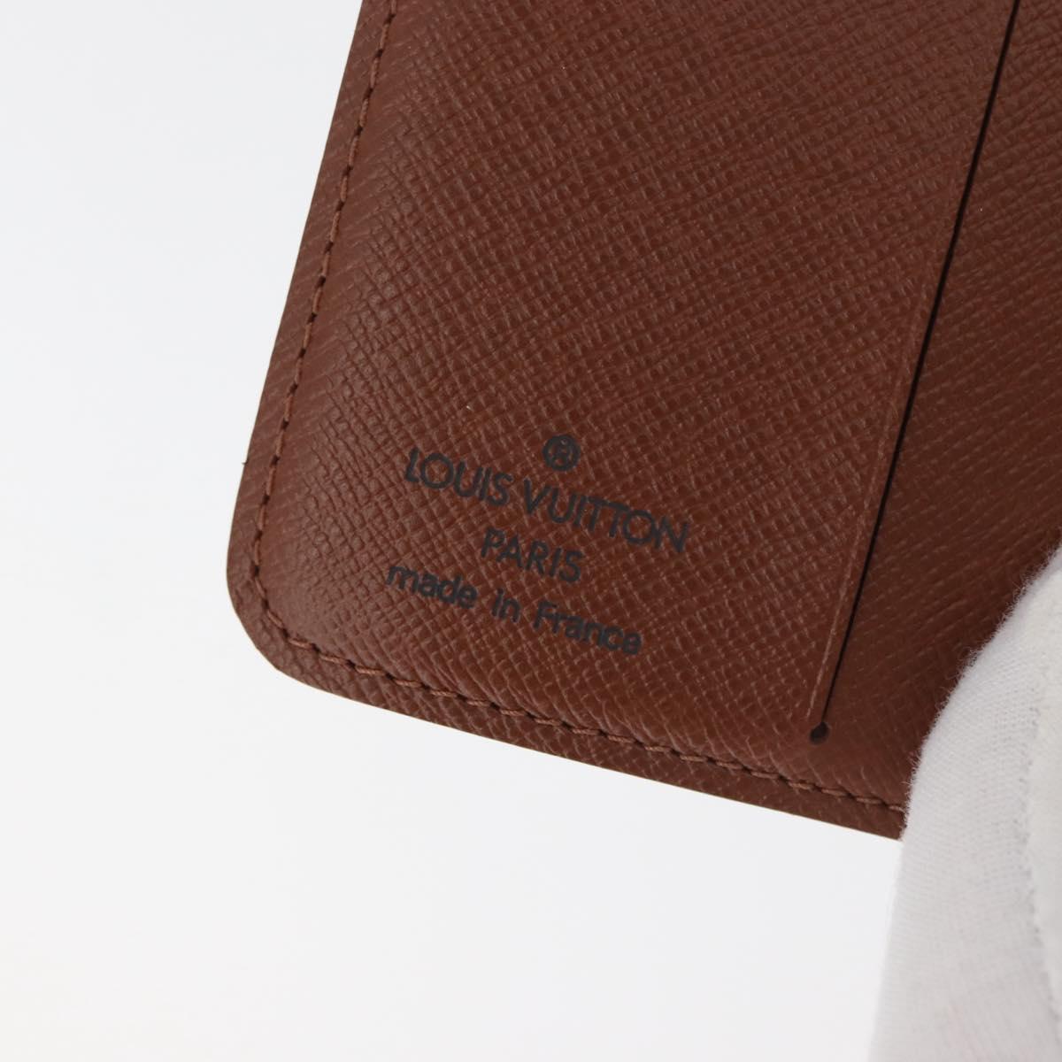 LOUIS VUITTON Monogram Compact Zip Wallet M61667 LV Auth 179767V