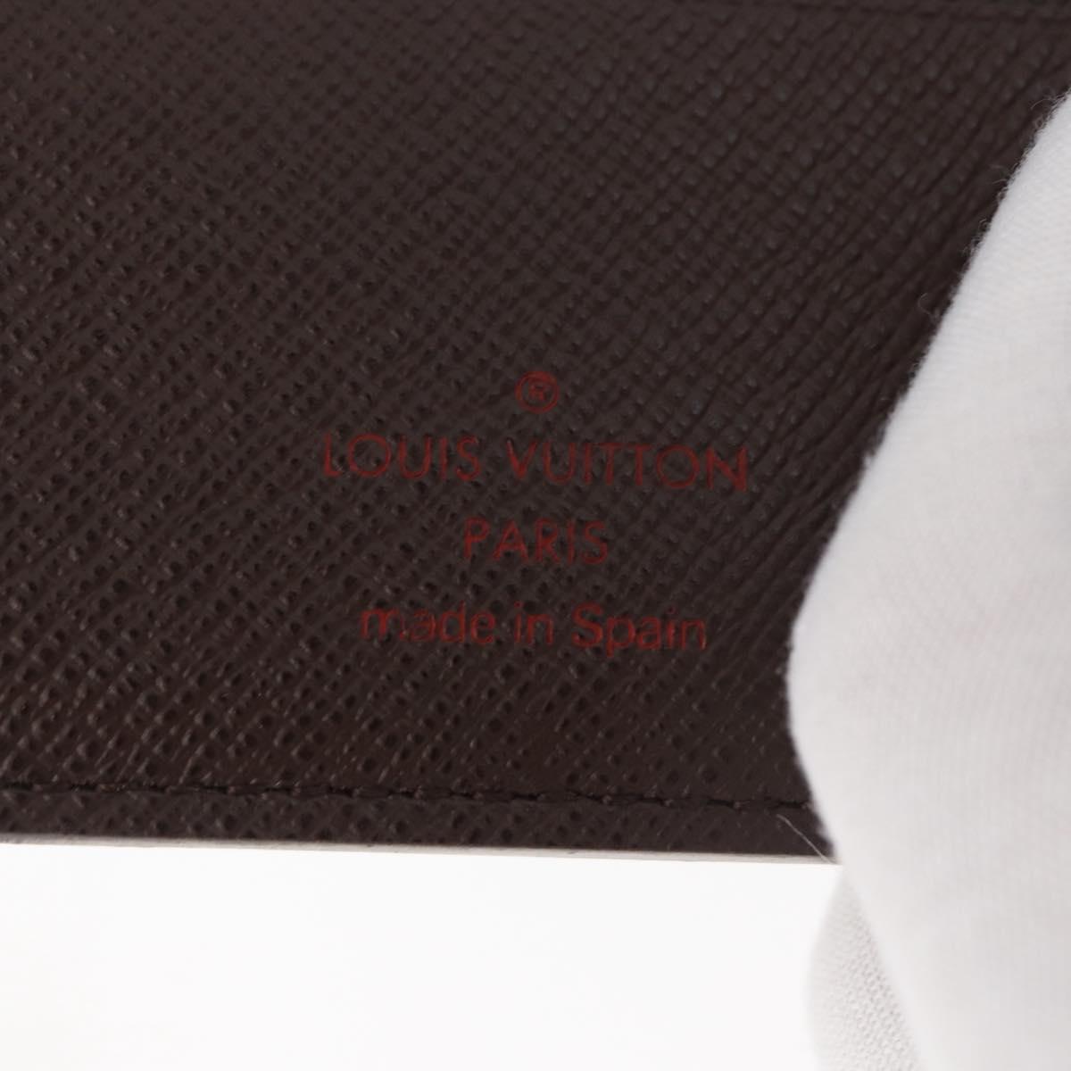 LOUIS VUITTON Damier Ebene Portefeuille Marco Bifold Wallet N61675 Auth 179769SAV