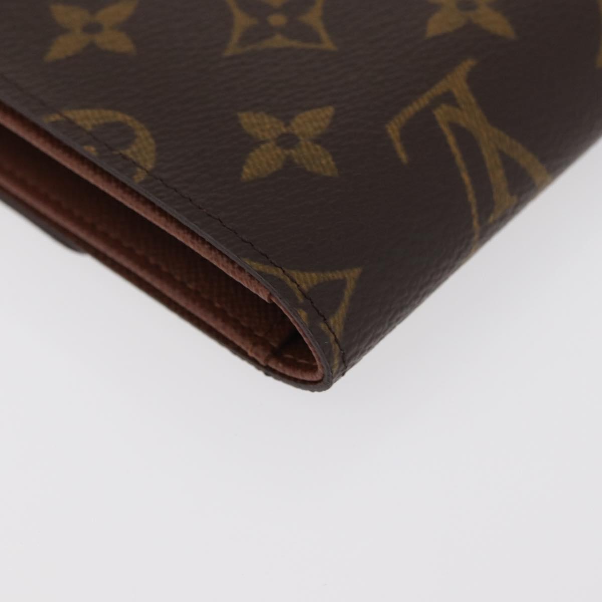 LOUIS VUITTON Monogram Porte Tresor Etui Papie Wallet M61202 LV Auth 179770V