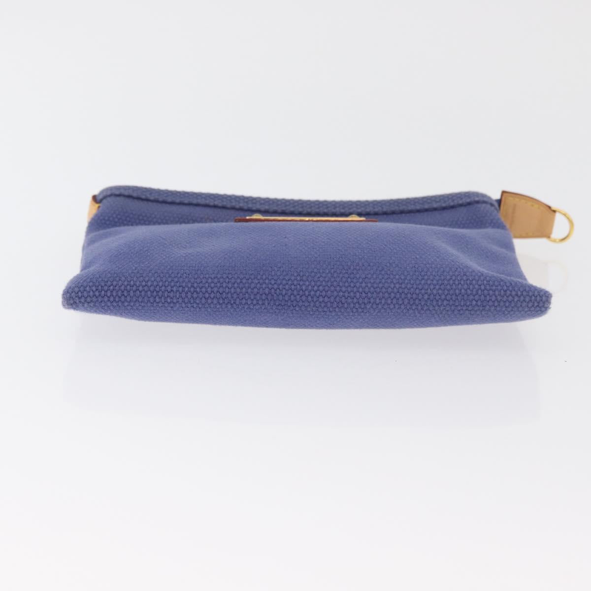 LOUIS VUITTON Antigua Pochette Platt PM Pouch Blue M40070 LV Auth 179777V