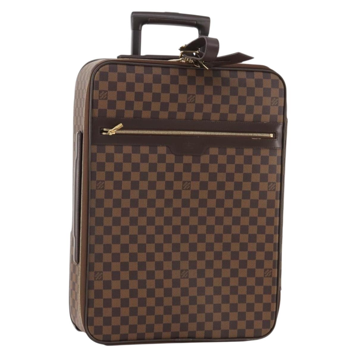 LOUIS VUITTON Damier Ebene Pegas 55 Suitcase N23294 LV Auth 179790V