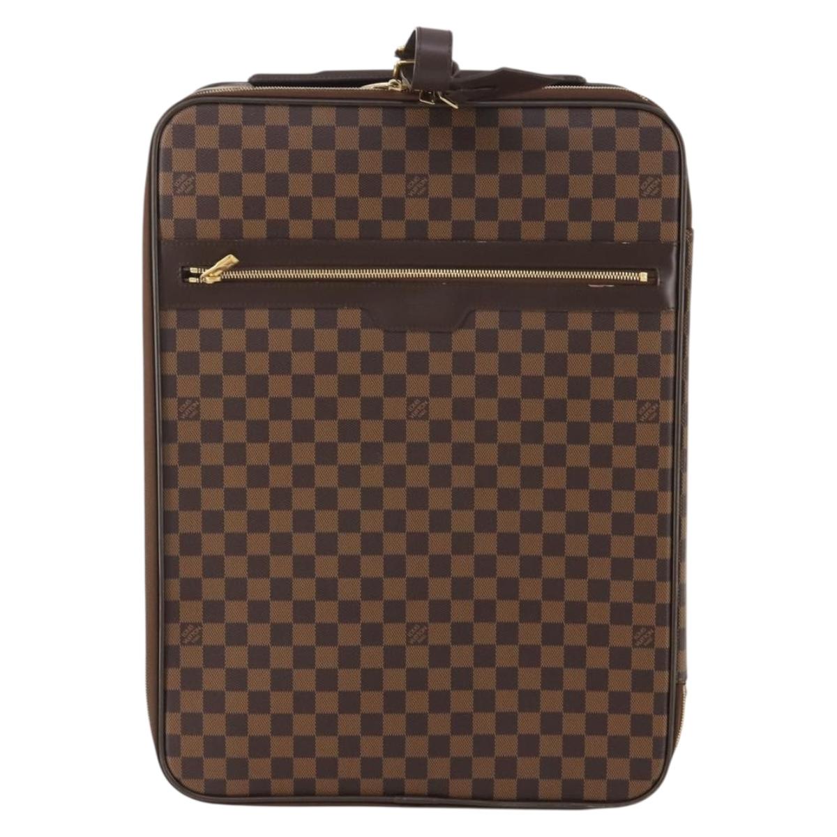LOUIS VUITTON Damier Ebene Pegas 55 Suitcase N23294 LV Auth 179790V