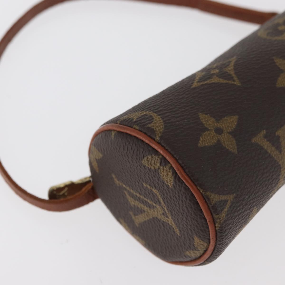 LOUIS VUITTON Monogram Papillon Pouch LV Auth 179810
