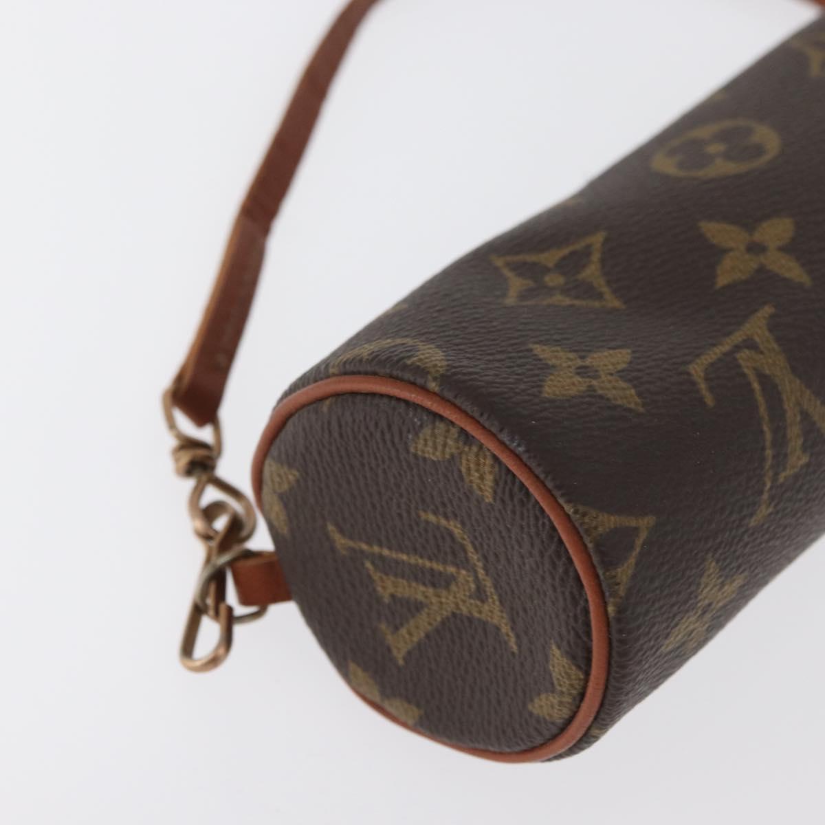 LOUIS VUITTON Monogram Papillon Pouch LV Auth 179810