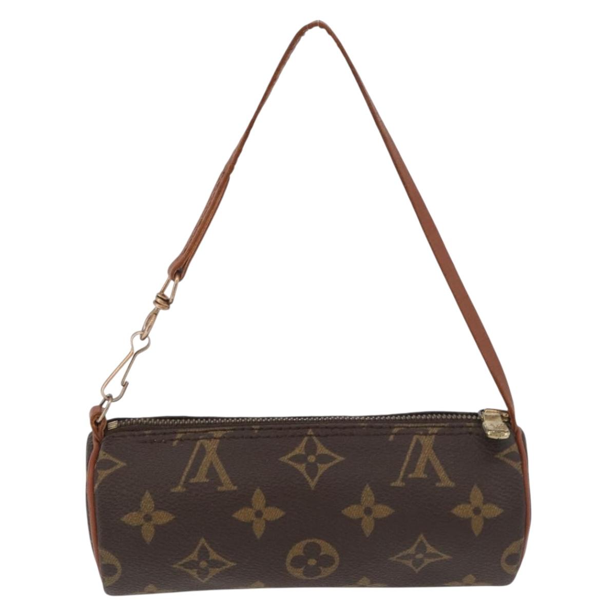 LOUIS VUITTON Monogram Papillon Pouch LV Auth 179810