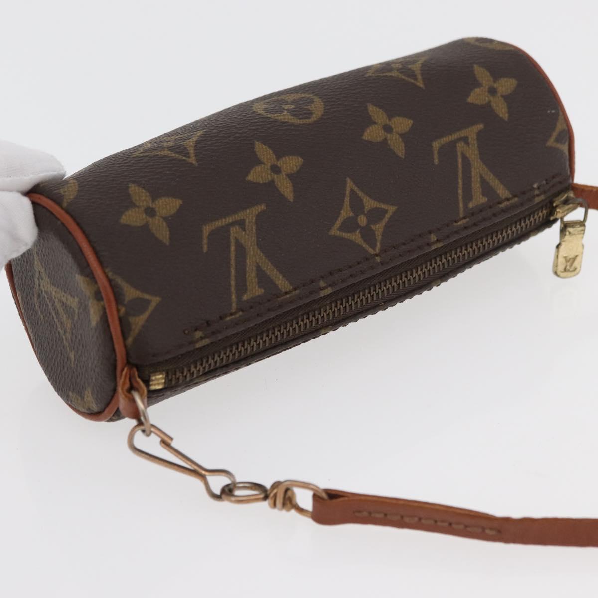 LOUIS VUITTON Monogram Papillon Pouch LV Auth 179810