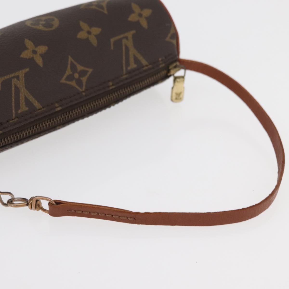 LOUIS VUITTON Monogram Papillon Pouch LV Auth 179810