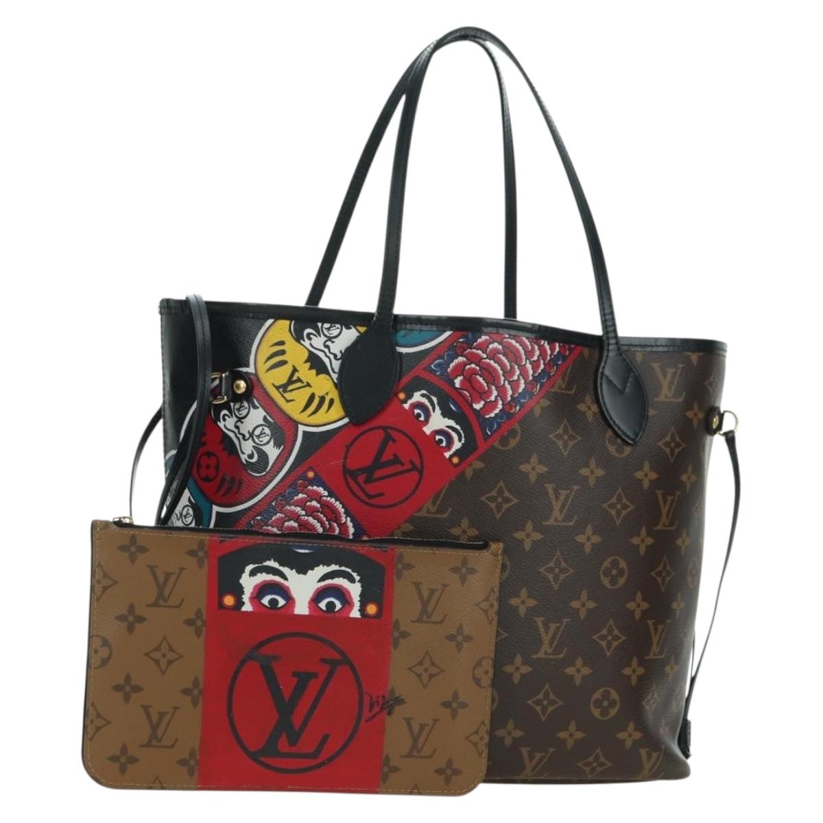 LOUIS VUITTON Monogram Yamamoto Hirosai Neverfull MM Bag M43499 LV Auth 179812SM