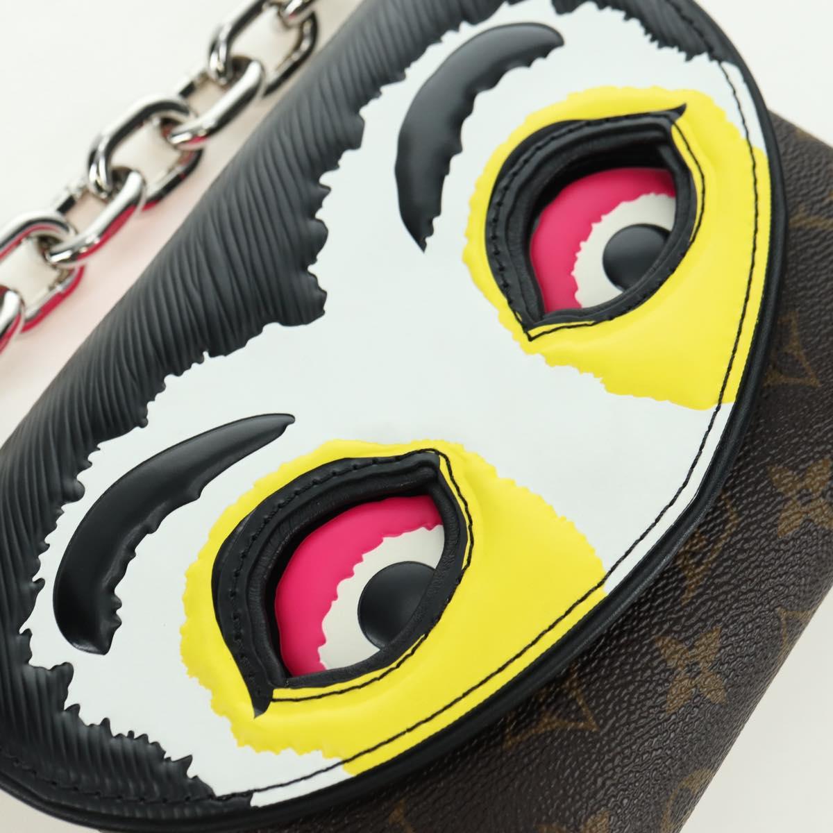 LOUIS VUITTON Yamamoto Hirosai Pochette Kabuki Mask Bag M43532 LV Auth 179813SM