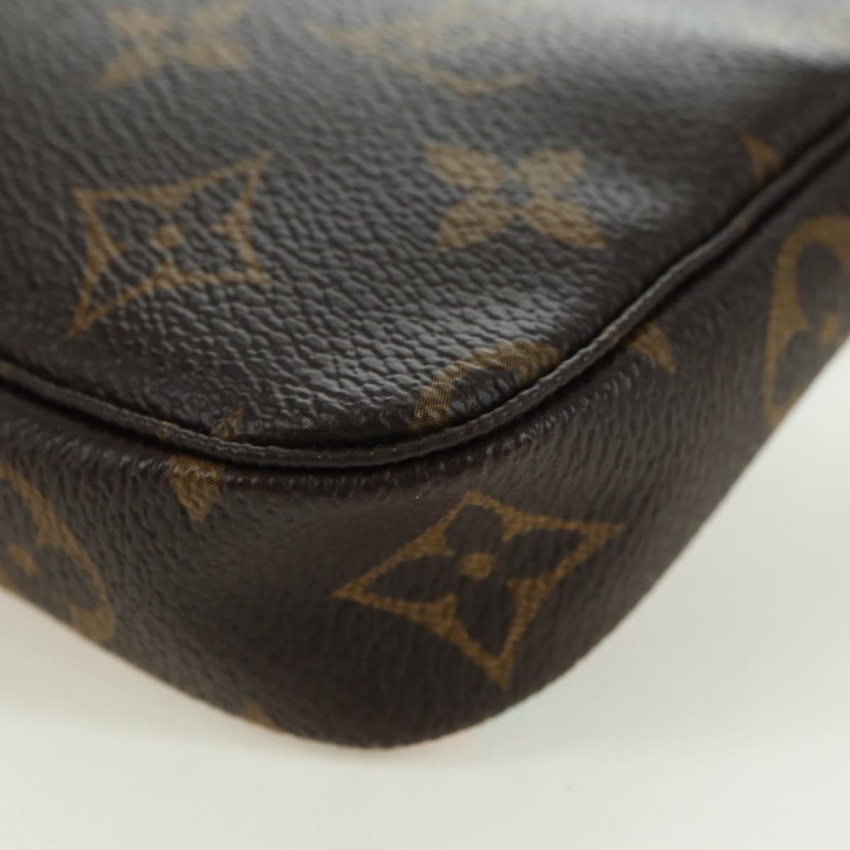 LOUIS VUITTON Monogram Mini Pochette Accessoires Pouch M62141 LV Auth 179814M