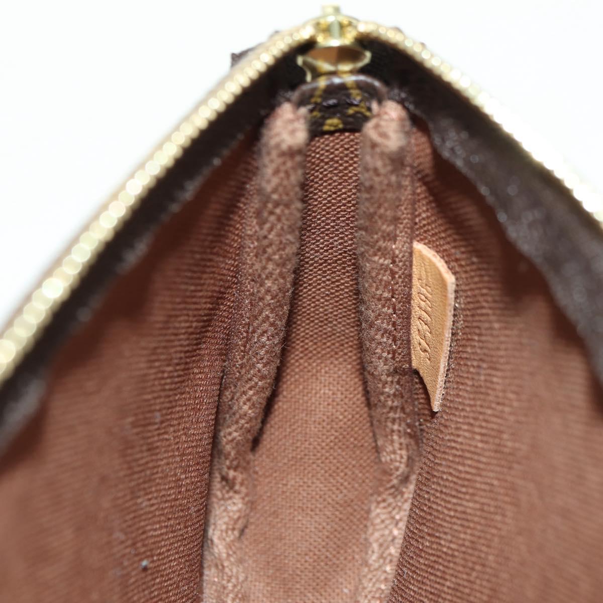 LOUIS VUITTON Monogram Mini Pochette Accessoires Pouch M62141 LV Auth 179814M