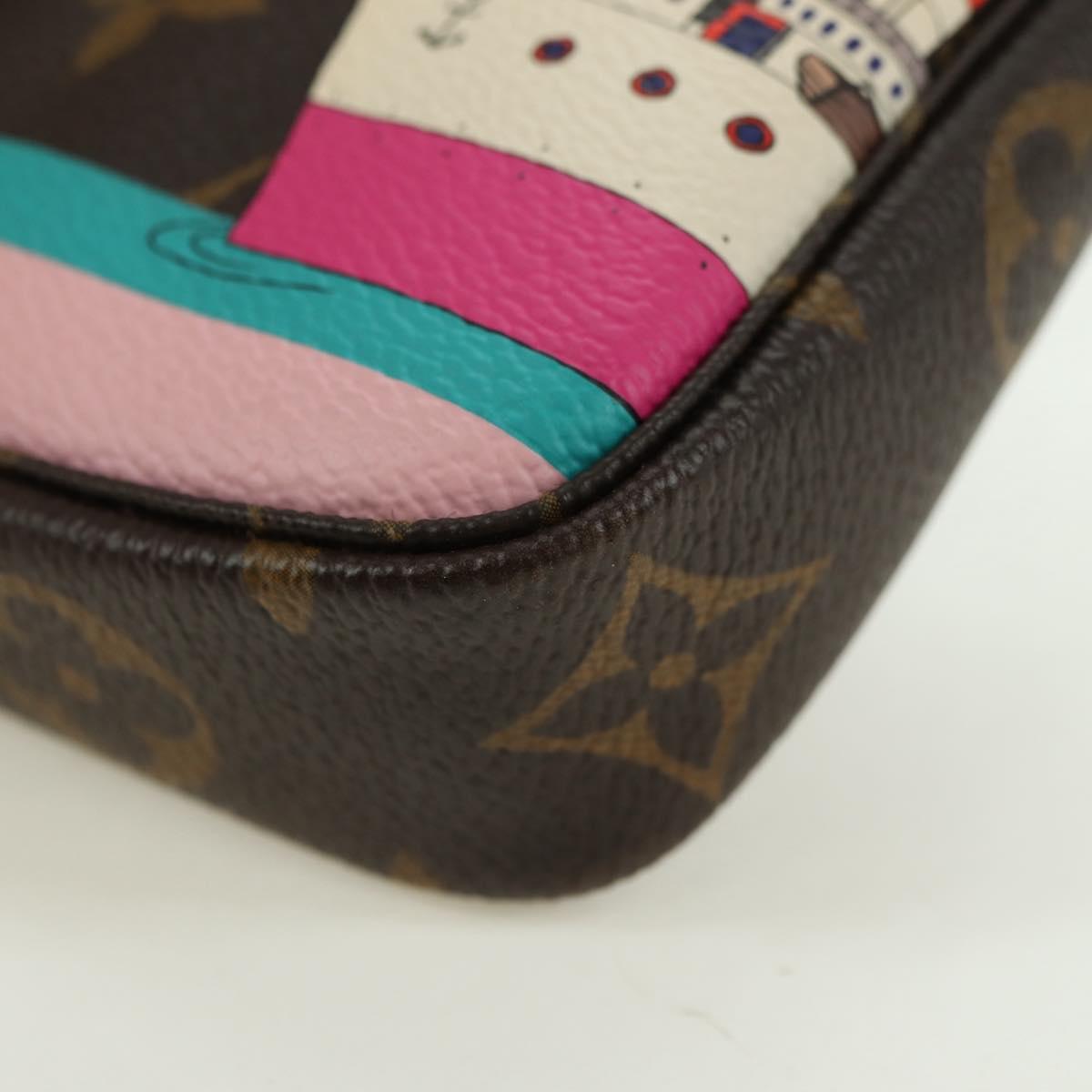 LOUIS VUITTON Monogram Mini Pochette Accessoires Pouch M62141 LV Auth 179815M