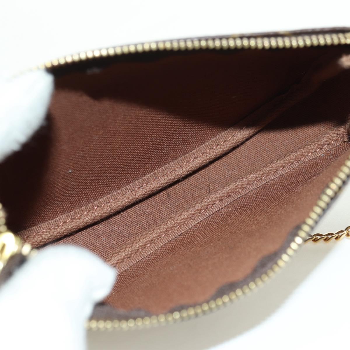 LOUIS VUITTON Monogram Mini Pochette Accessoires Pouch M62141 LV Auth 179815M