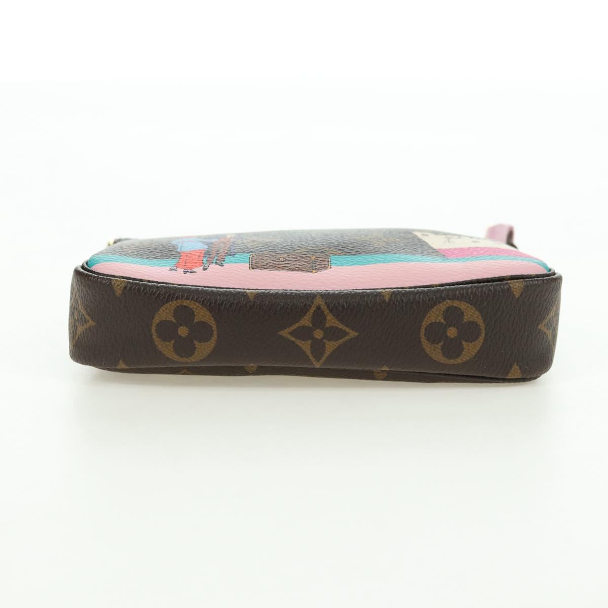 LOUIS VUITTON Monogram Mini Pochette Accessoires Pouch M62141 LV Auth 179815M