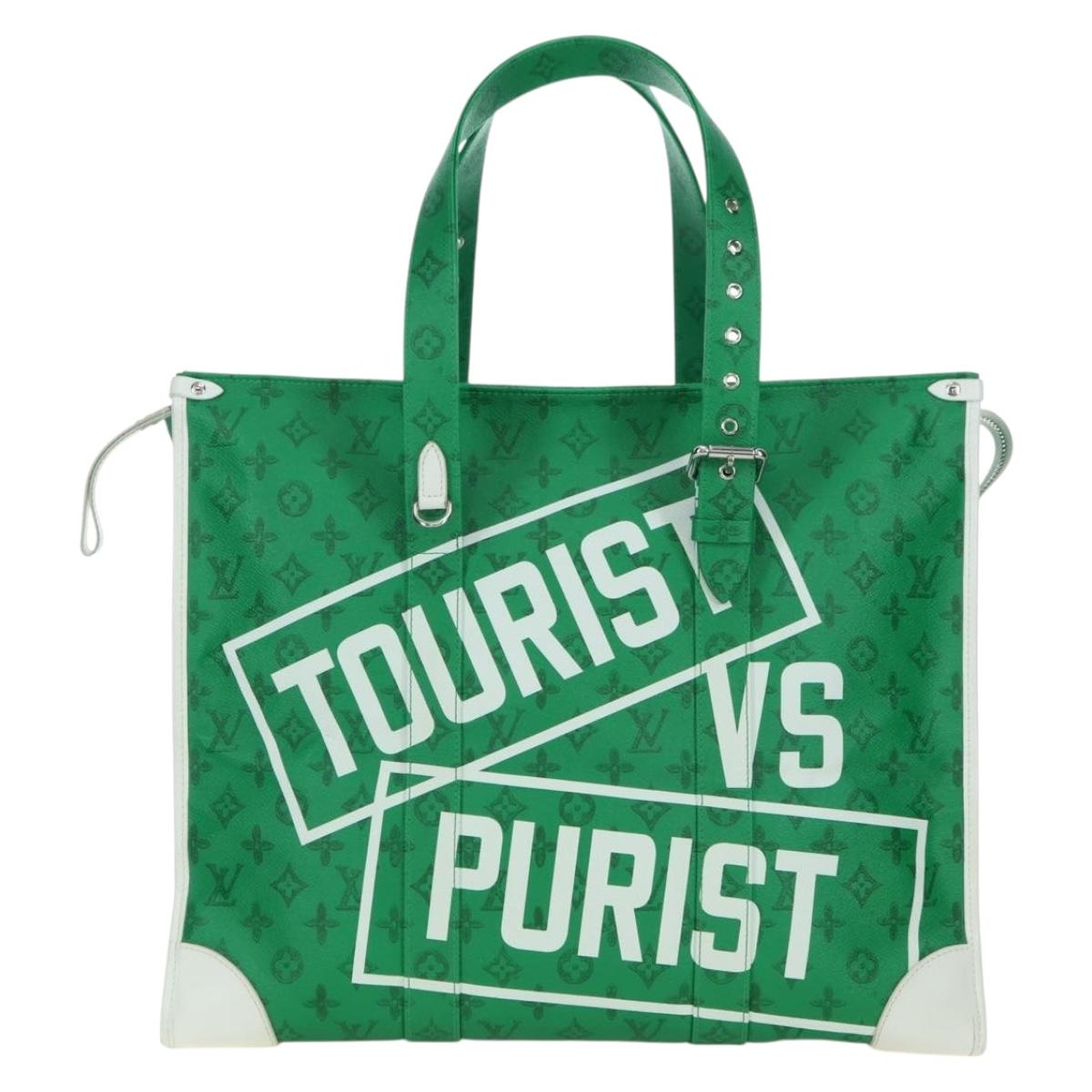LOUIS VUITTON Monogram Everyday LV Cover GM Tote Bag Green M58749 Auth 179818SM