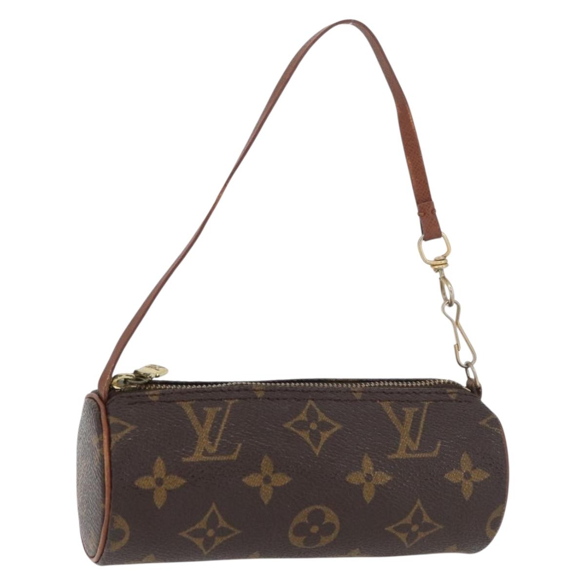 LOUIS VUITTON Monogram Papillon Pouch LV Auth 179842