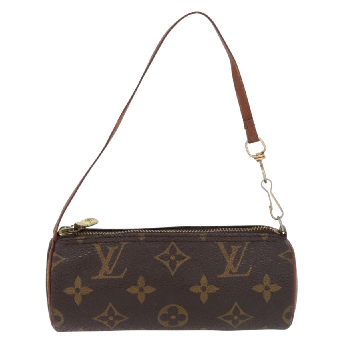 LOUIS VUITTON Monogram Papillon Pouch LV Auth 179842