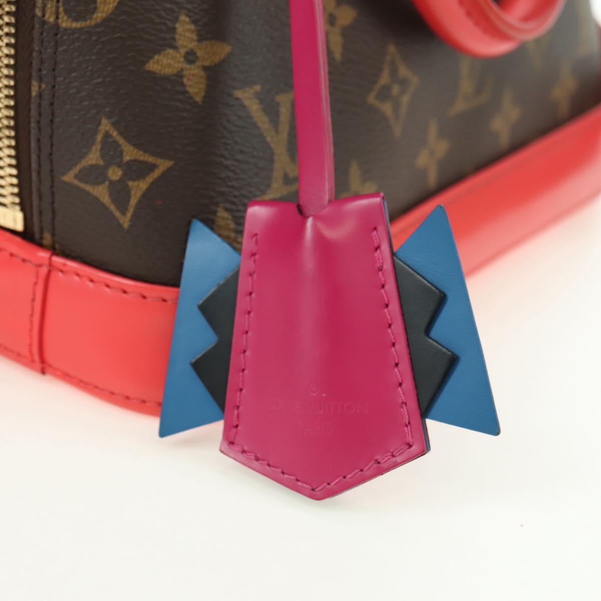 LOUIS VUITTON Monogram Totem Alma BB Hand Bag Red M41659 LV Auth 179848SAV