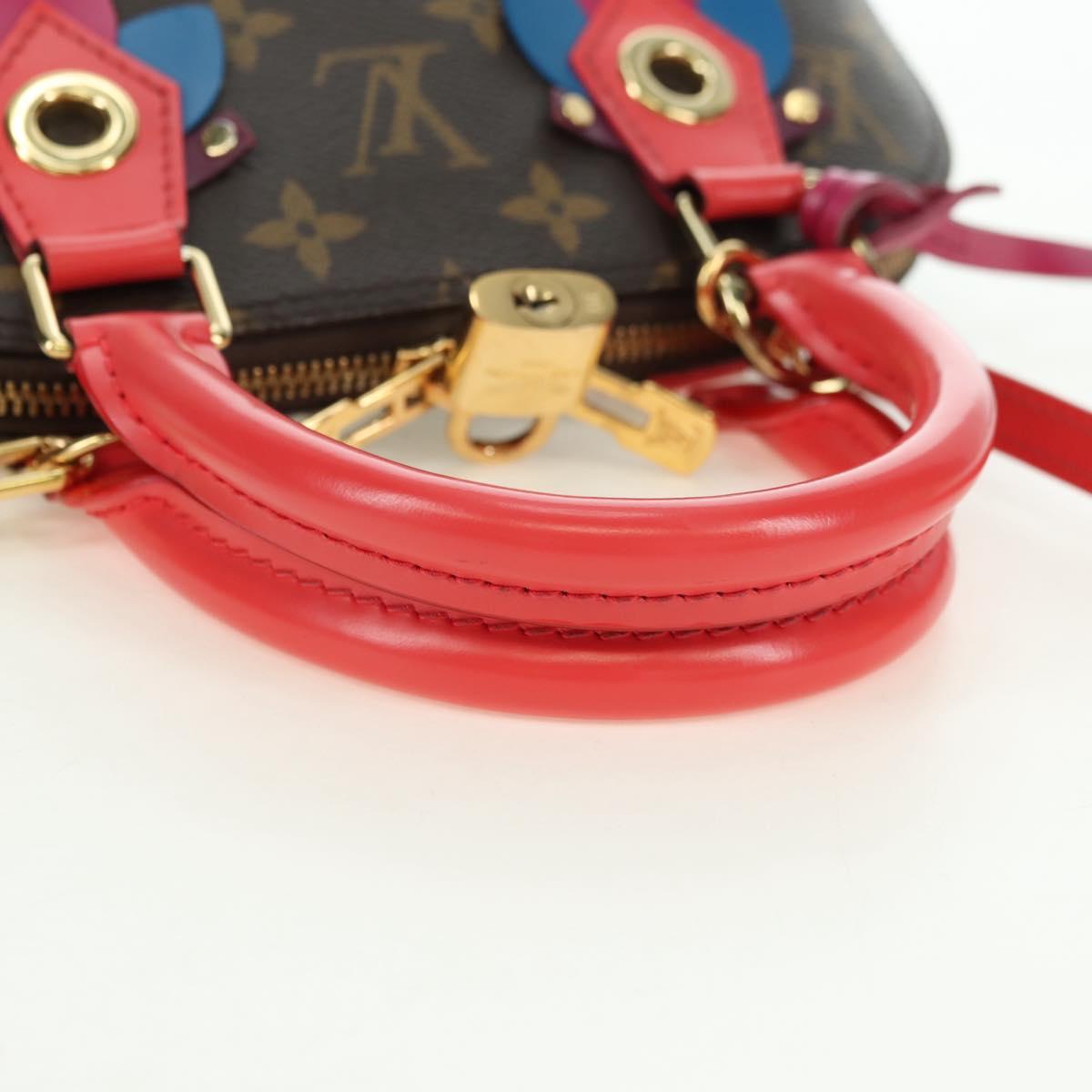 LOUIS VUITTON Monogram Totem Alma BB Hand Bag Red M41659 LV Auth 179848SAV