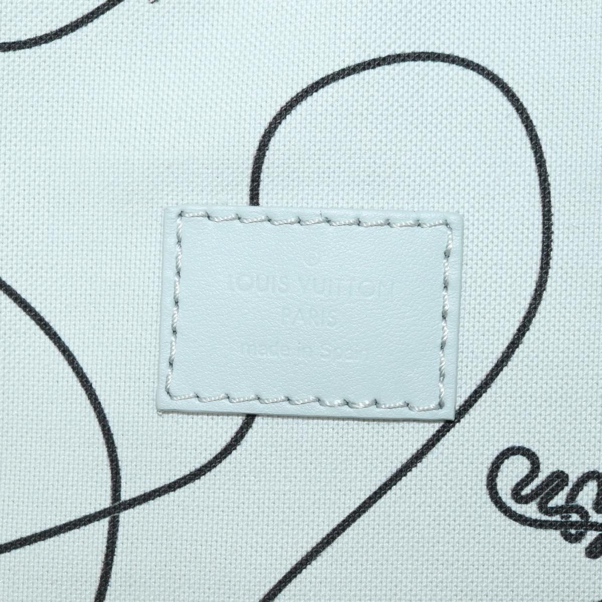 LOUIS VUITTON Monogram Iridescent Discovery Backpack Gray M14184 Auth 179853SAM