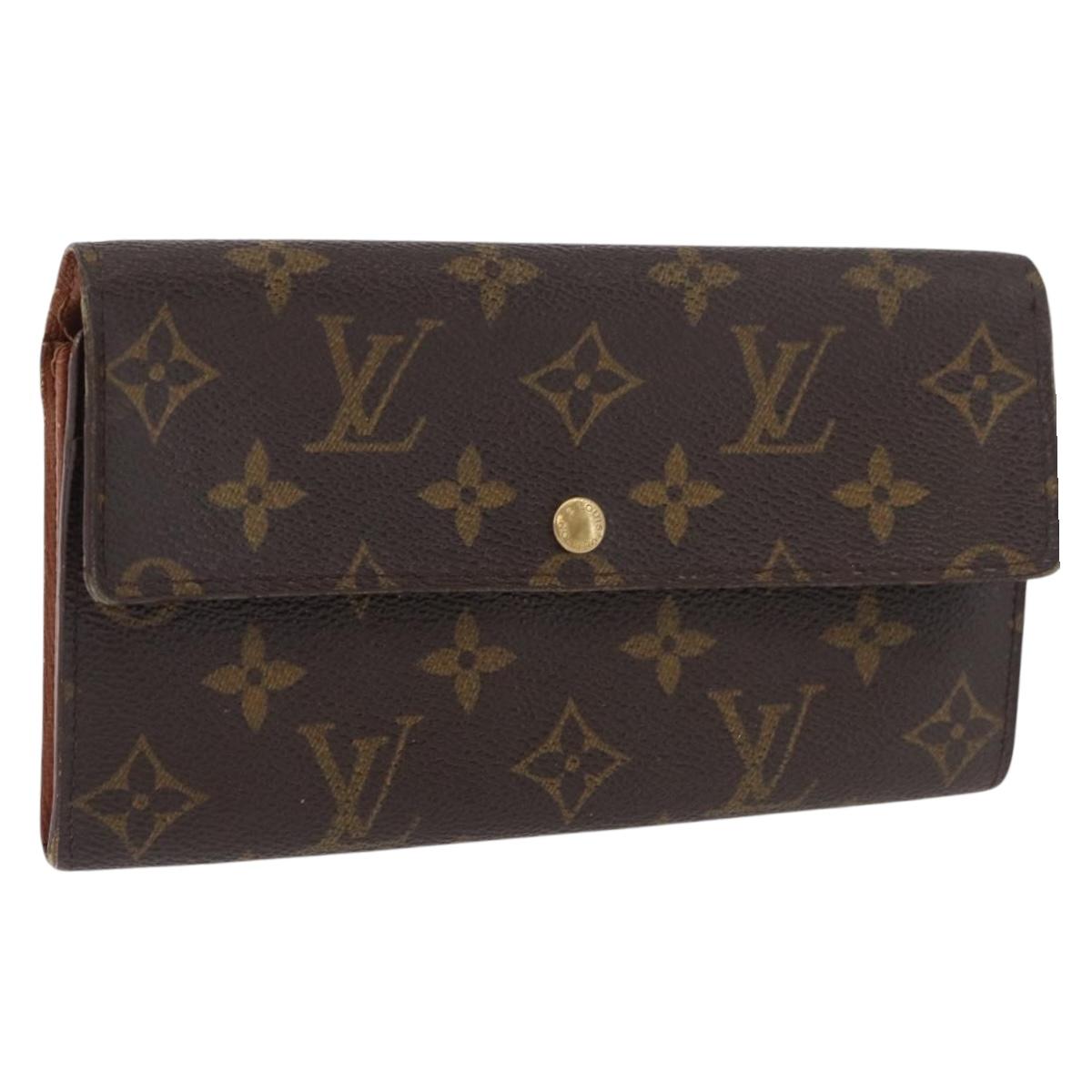 LOUIS VUITTON Monogram Pochette Porte Monnaie Credit Wallet M61725 Auth 179854