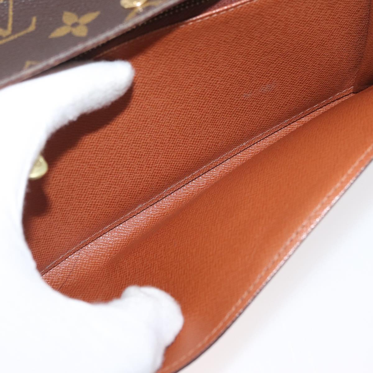 LOUIS VUITTON Monogram Pochette Porte Monnaie Credit Wallet M61725 Auth 179854