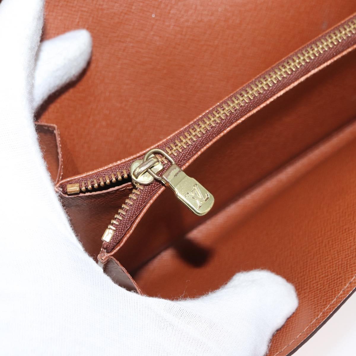 LOUIS VUITTON Monogram Pochette Porte Monnaie Credit Wallet M61725 Auth 179854