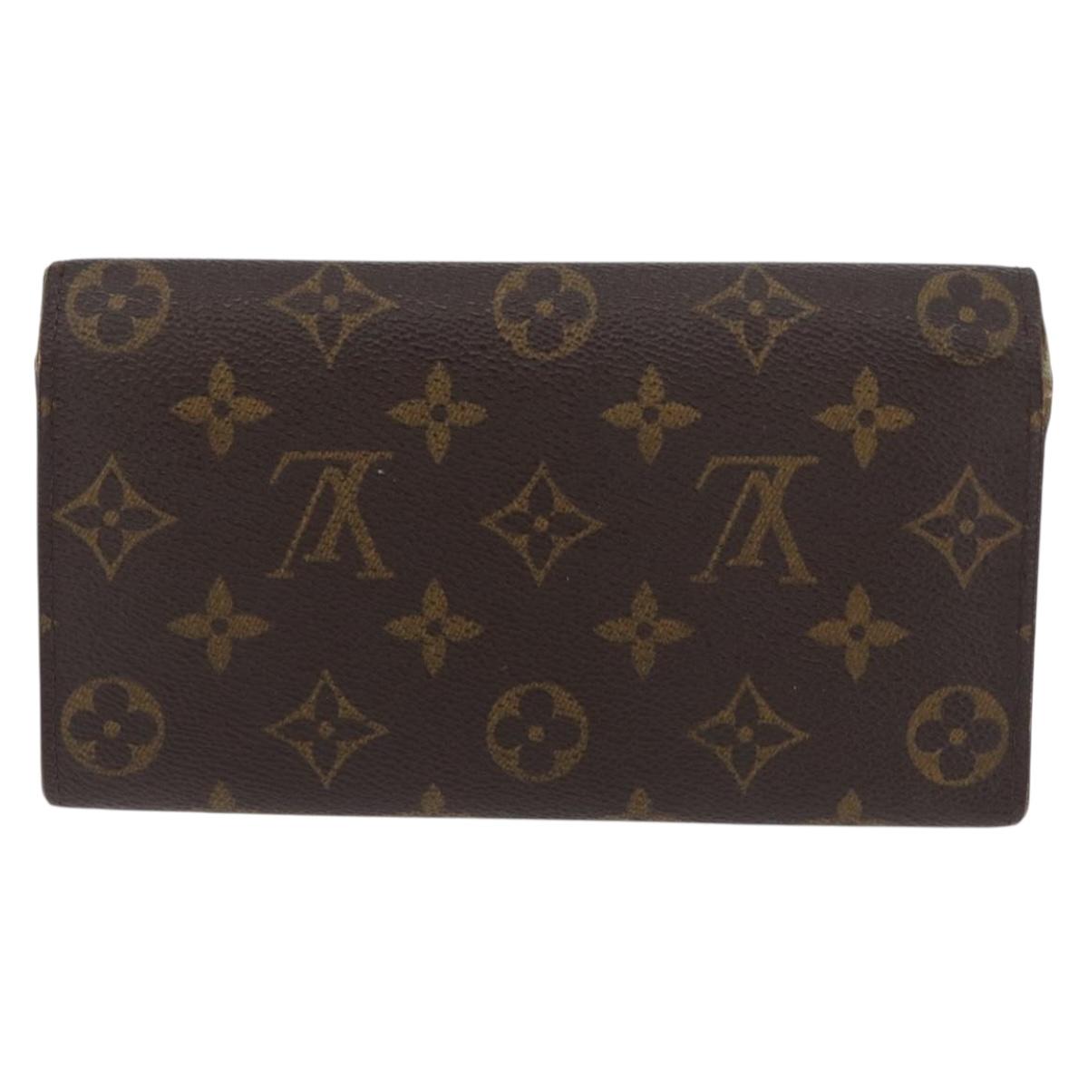 LOUIS VUITTON Monogram Pochette Porte Monnaie Credit Wallet M61725 Auth 179854