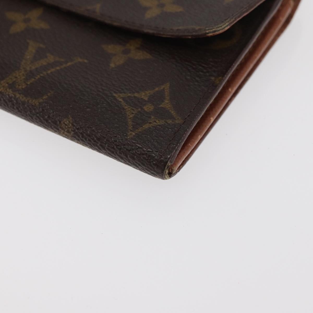 LOUIS VUITTON Monogram Pochette Porte Monnaie Credit Wallet M61725 Auth 179854