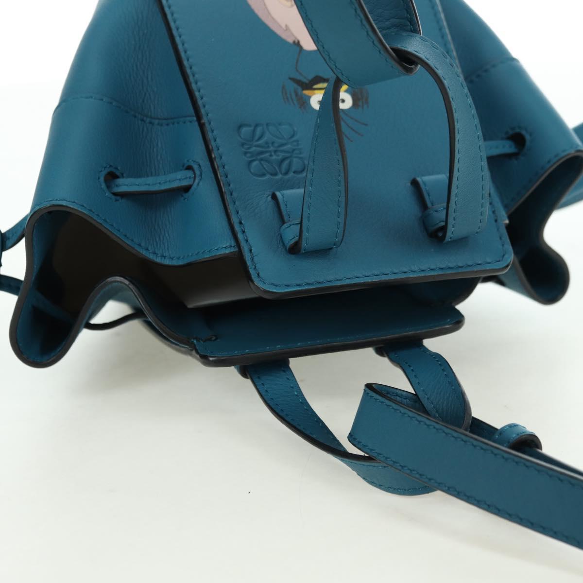 LOEWE × Studio Ghibli Hammock Mini Hand Bag Leather 2way Blue Auth 179863SM