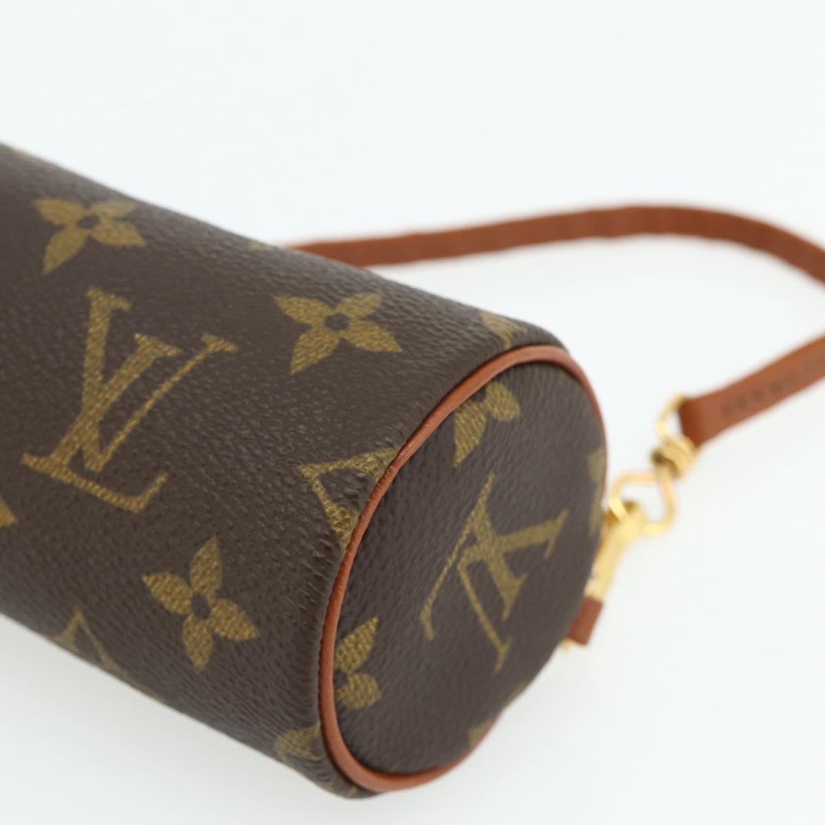 LOUIS VUITTON Monogram Papillon Pouch LV Auth 179879