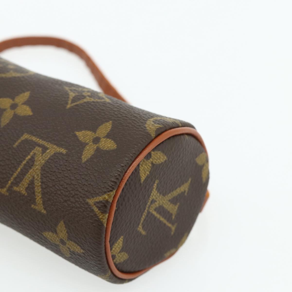 LOUIS VUITTON Monogram Papillon Pouch LV Auth 179879