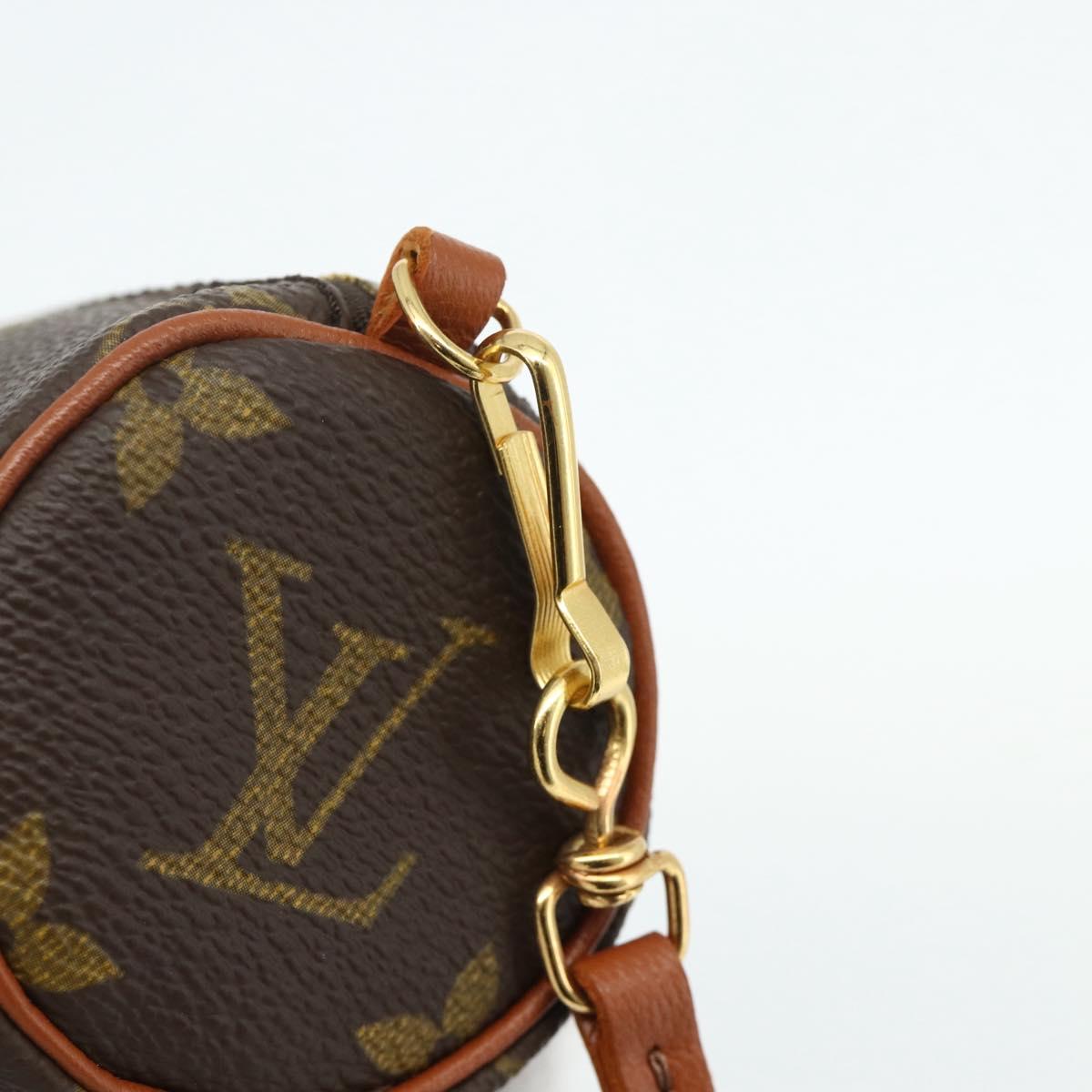 LOUIS VUITTON Monogram Papillon Pouch LV Auth 179879