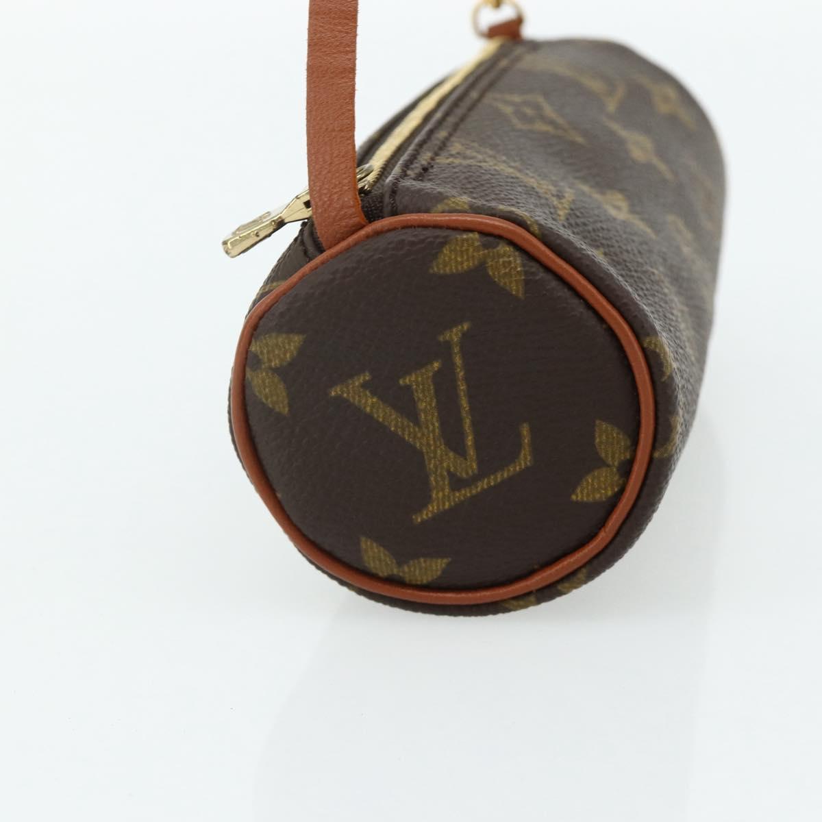 LOUIS VUITTON Monogram Papillon Pouch LV Auth 179879