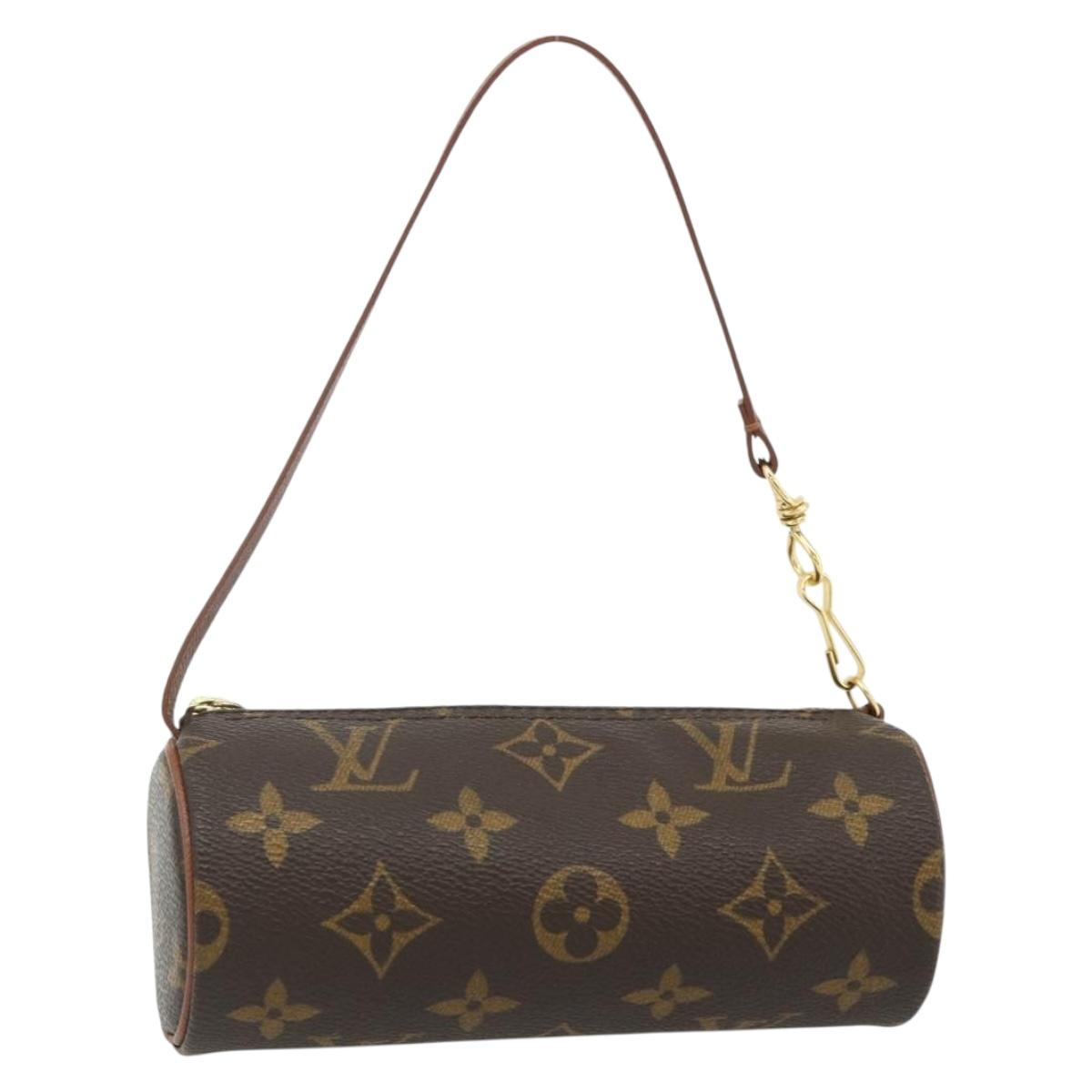 LOUIS VUITTON Monogram Papillon Pouch LV Auth 179880V