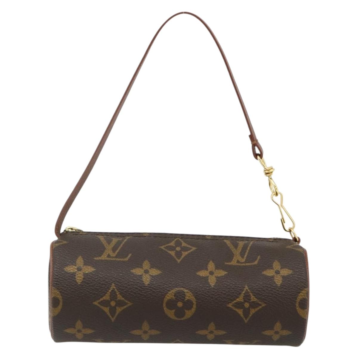 LOUIS VUITTON Monogram Papillon Pouch LV Auth 179880V
