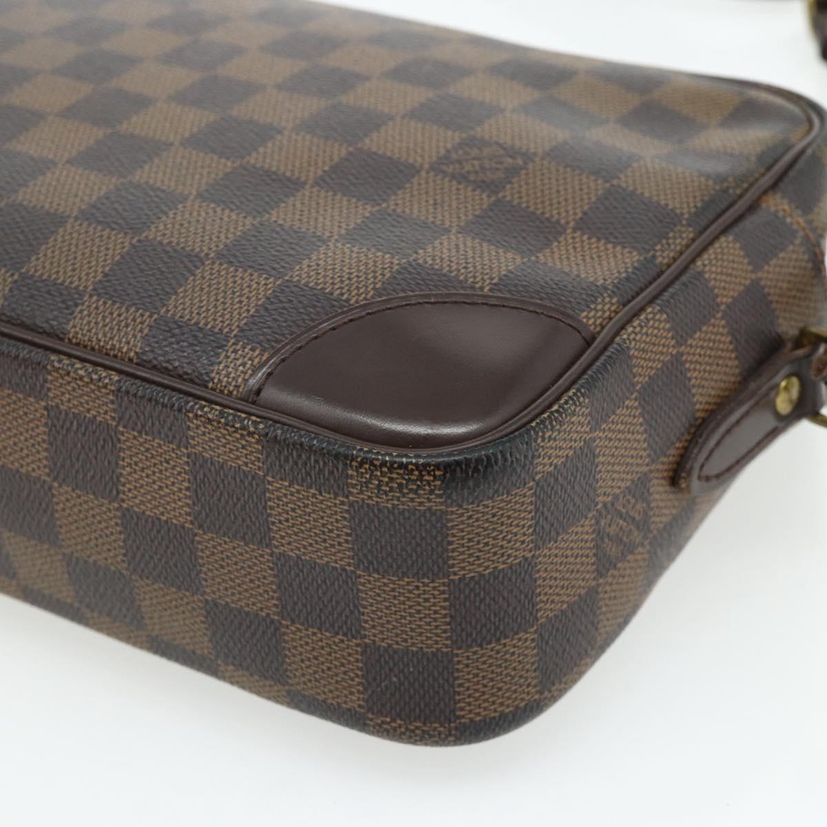 LOUIS VUITTON Damier Ebene Trocadero 27 Shoulder Bag SPO N48085 LV Auth 179881