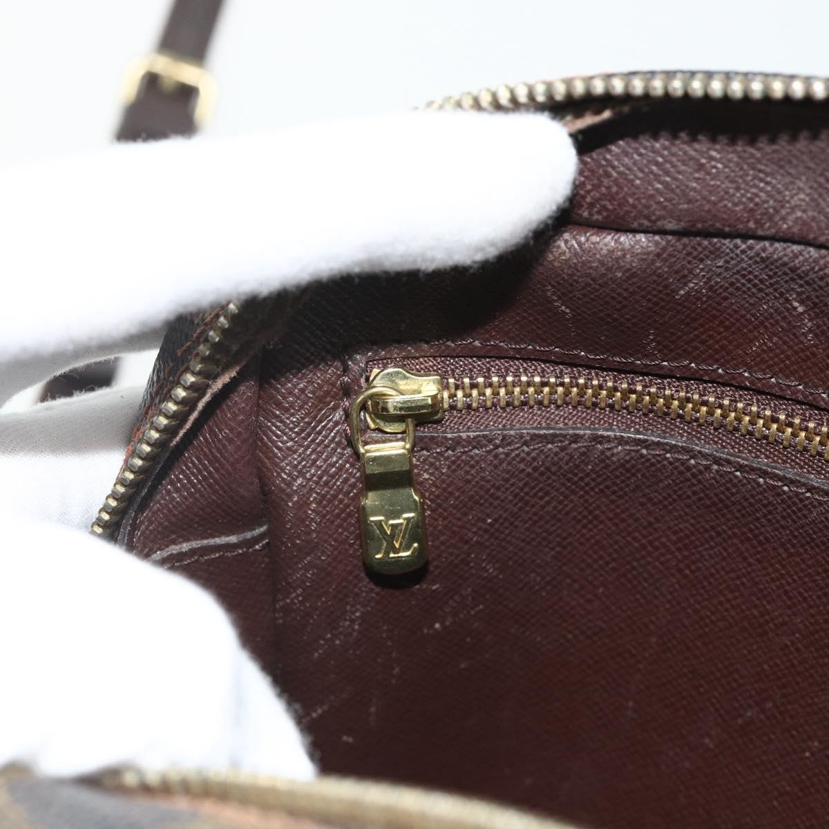 LOUIS VUITTON Damier Ebene Trocadero 27 Shoulder Bag SPO N48085 LV Auth 179881
