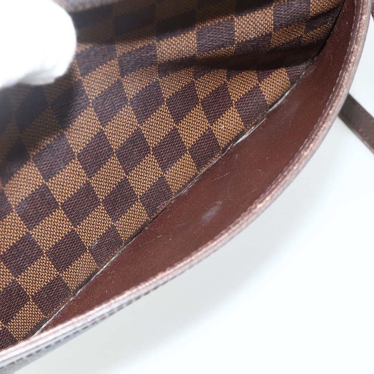 LOUIS VUITTON Damier Ebene Trocadero 27 Shoulder Bag SPO N48085 LV Auth 179881
