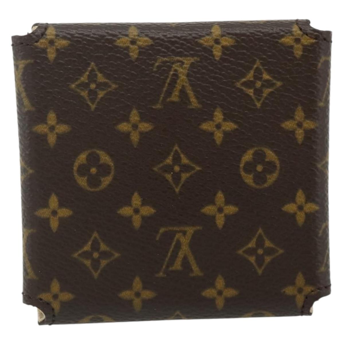 LOUIS VUITTON Monogram Jewelry case Jewelry Box LV Auth 179884A