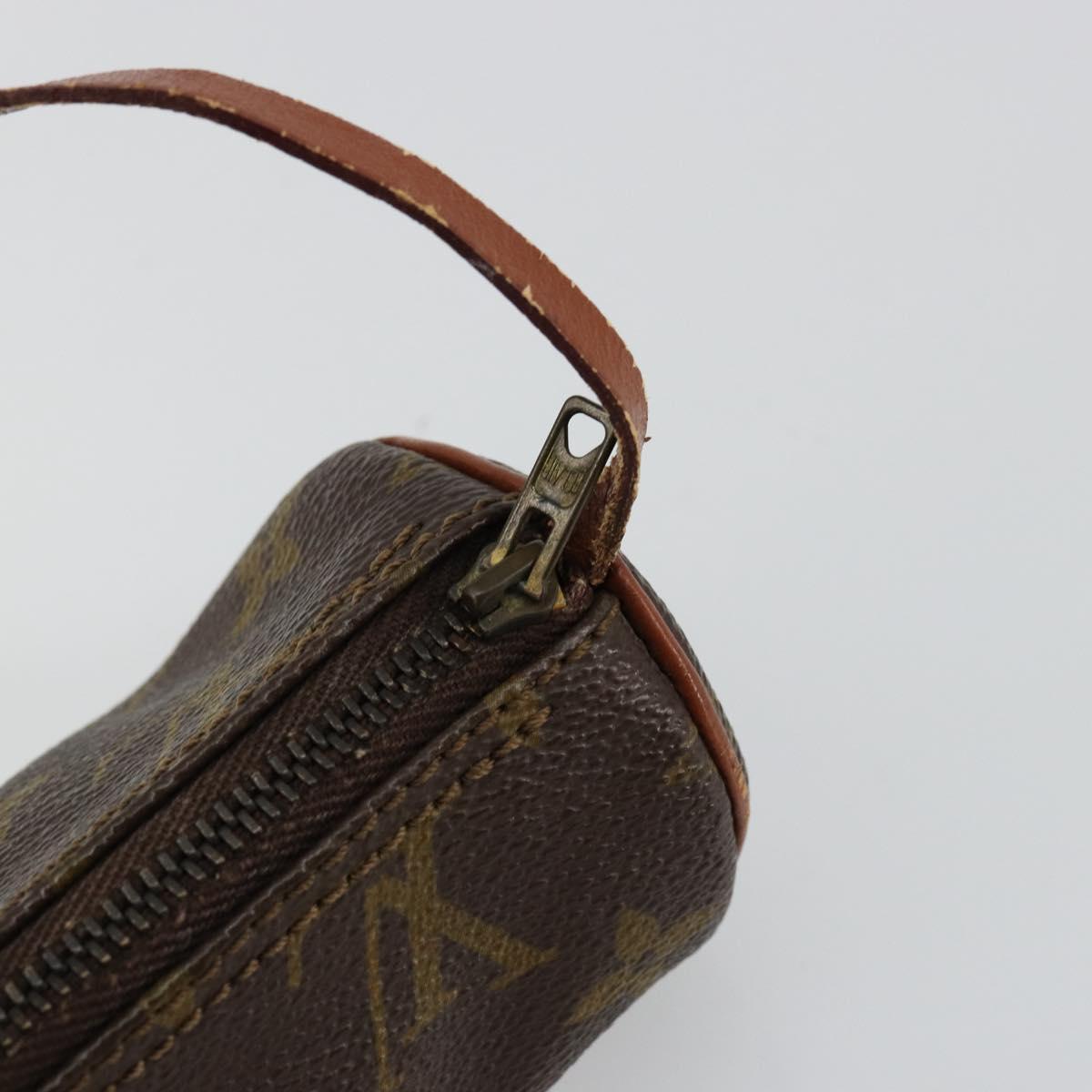 LOUIS VUITTON Monogram Papillon Pouch LV Auth 179922