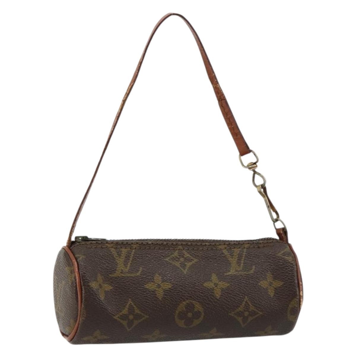LOUIS VUITTON Monogram Papillon Pouch LV Auth 179922