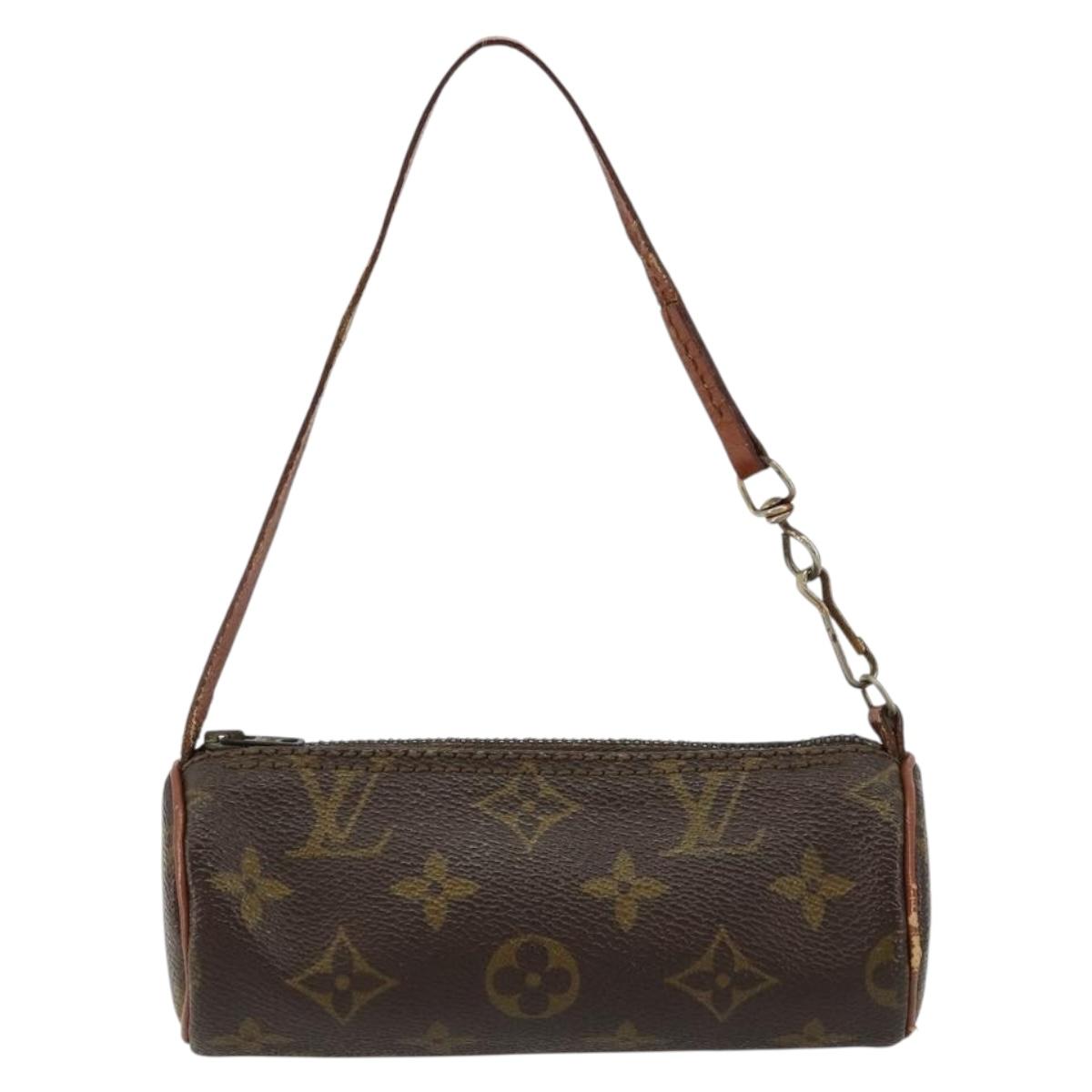 LOUIS VUITTON Monogram Papillon Pouch LV Auth 179922