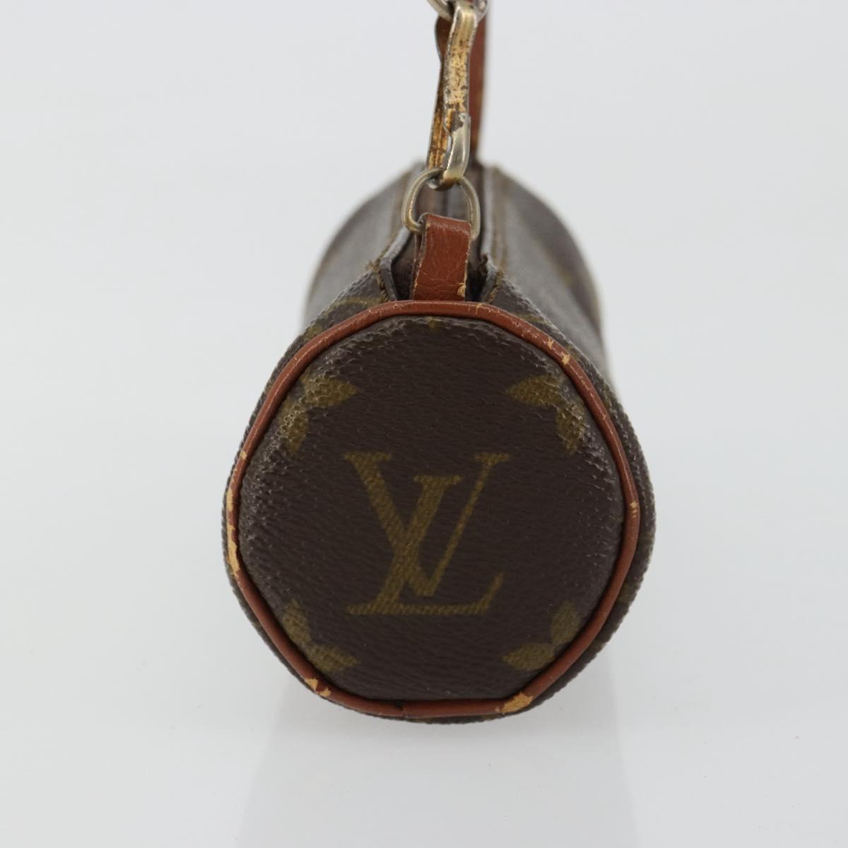 LOUIS VUITTON Monogram Papillon Pouch LV Auth 179922