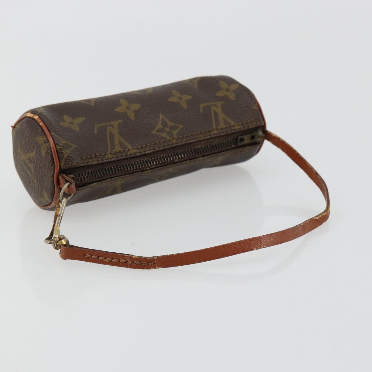 LOUIS VUITTON Monogram Papillon Pouch LV Auth 179922
