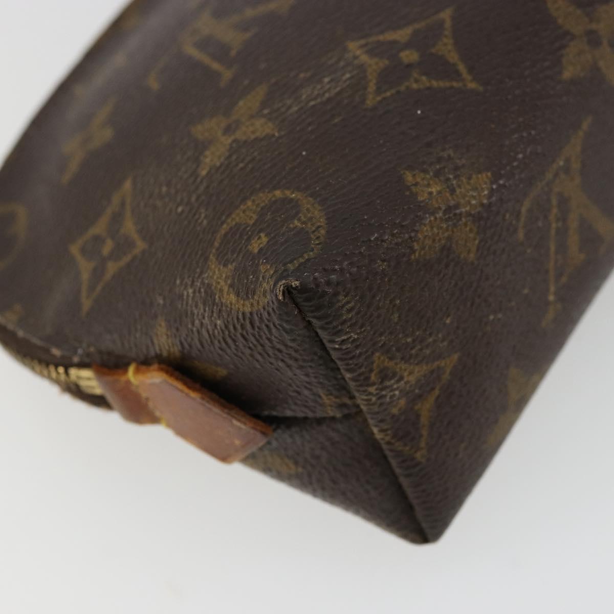 LOUIS VUITTON Monogram Pochette Cosmetic PM Pouch M43998 LV Auth 179927