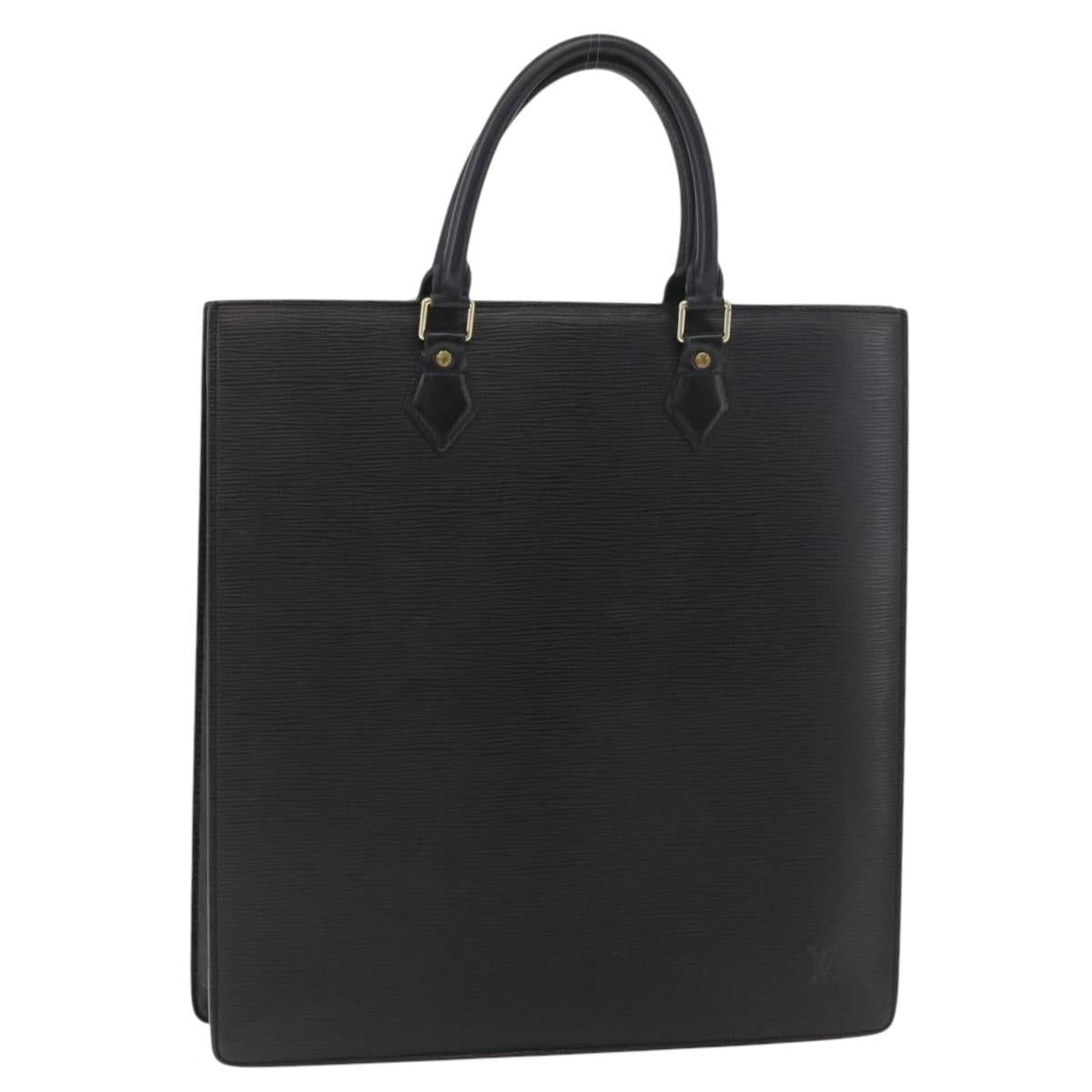 LOUIS VUITTON Epi Sac Plat Hand Bag Black M59082 LV Auth 179937