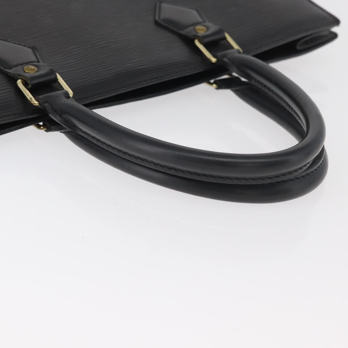 LOUIS VUITTON Epi Sac Plat Hand Bag Black M59082 LV Auth 179937